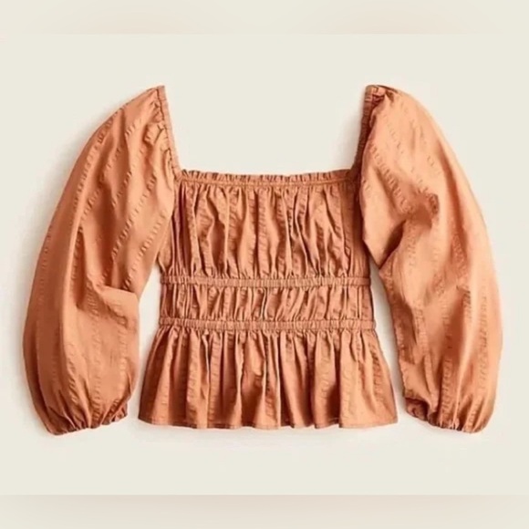 J. Crew Tops - J.Crew Puff Sleeved Smock Top